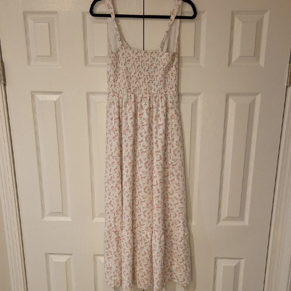 Hollister White and Pink Floral Maxi Dress - Picture 7 of 7